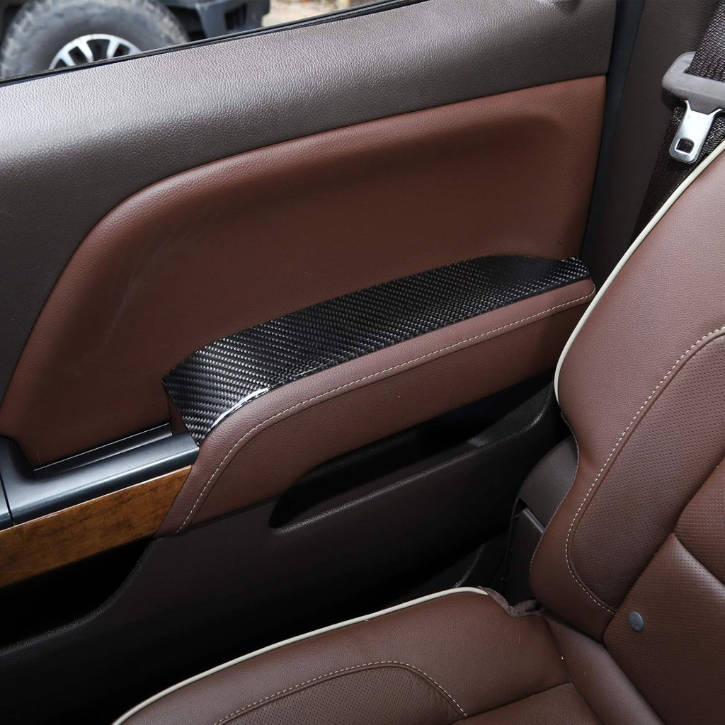 ABS Carbon Fiber Interior Door Handle Trim Cover 4 pcs R874773