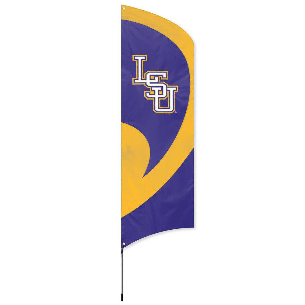 Louisiana Tigers NCAA Tall Team Flag J8384