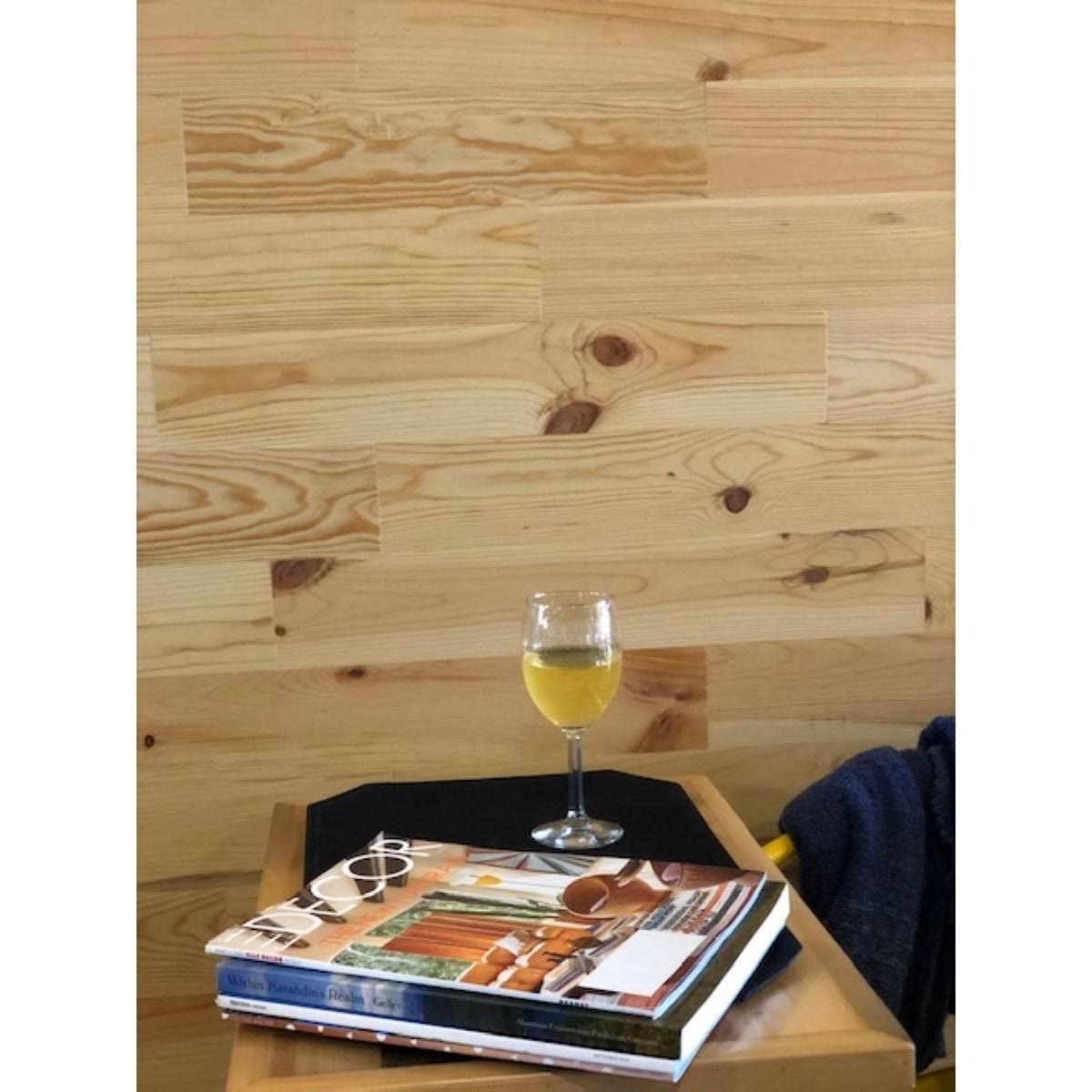 Pine Wooden Wall Planks Peel and Stick J450
