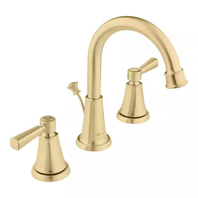 Matte Gold Double-Handle Bathroom Faucet H4406