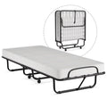 Folding Metal Bed with Memory Foam Mattress H366