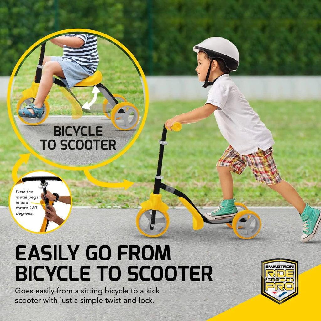 3 Wheel Scooter & Balance Trike 2-in-1 Adjustable T5787