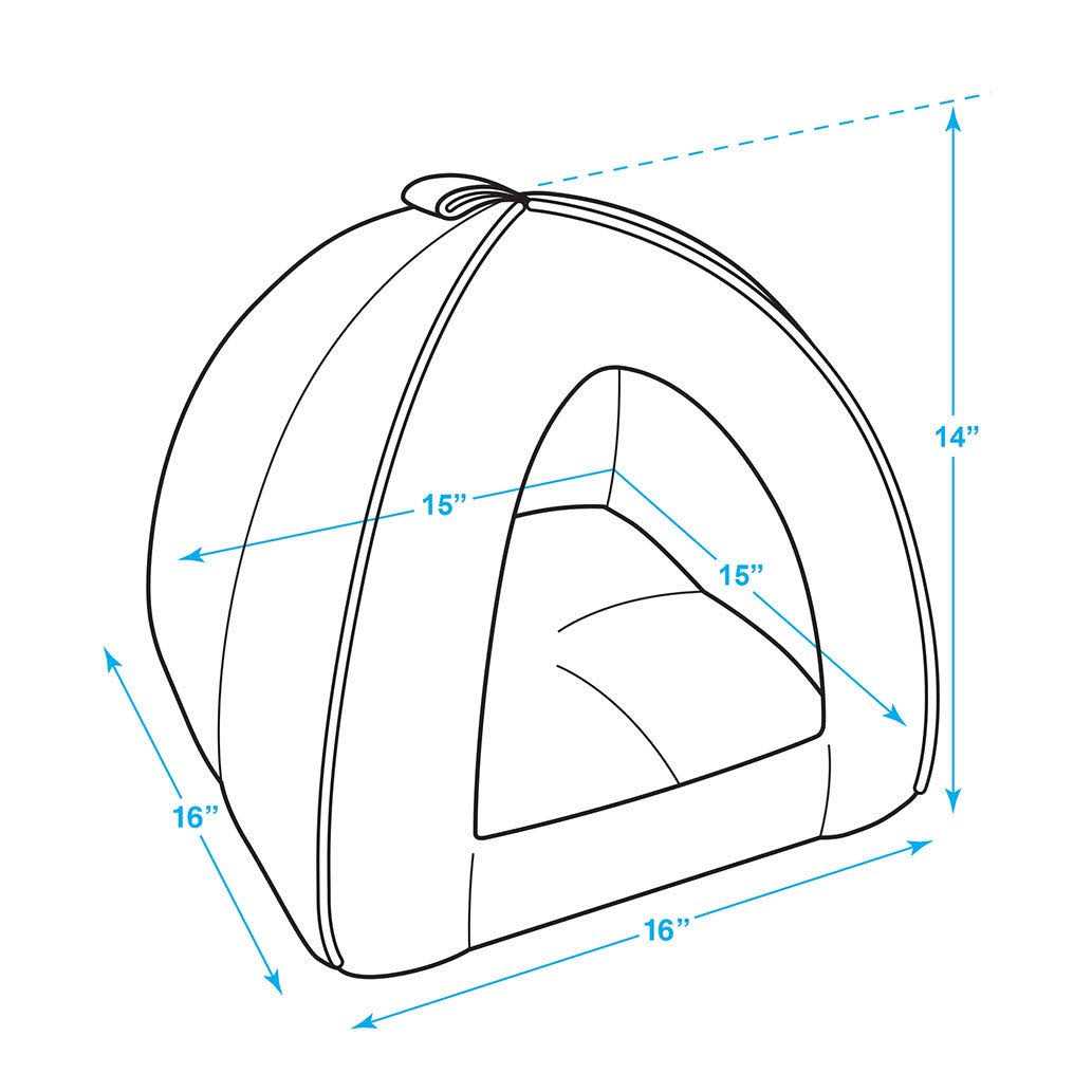 Soft Pet Tent Bed for Dog and Cat H29287