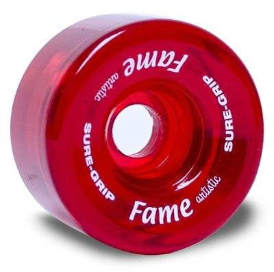 Clear Pink Artistic Indoor Wheels Set of 8 V4185