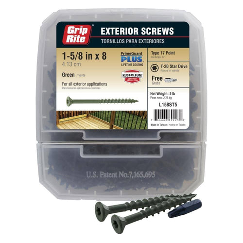 1.625 in. 5 lbs No.8 Star Bugle Head Deck Screws J5676
