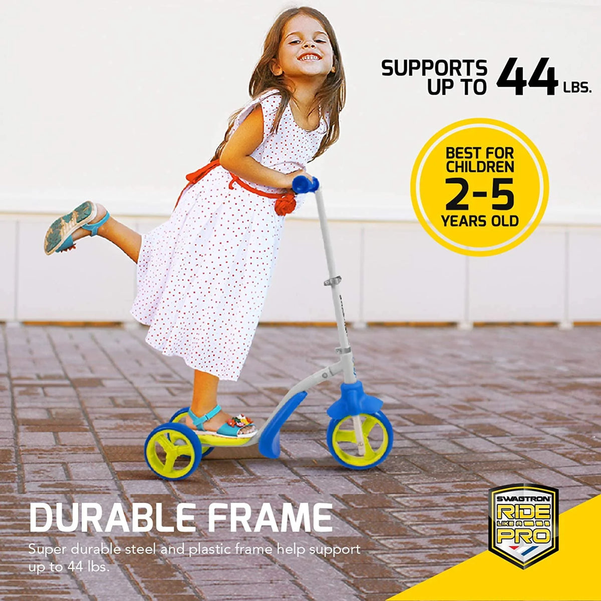 3 Wheel Scooter & Balance Trike 2-in-1 Adjustable T5787