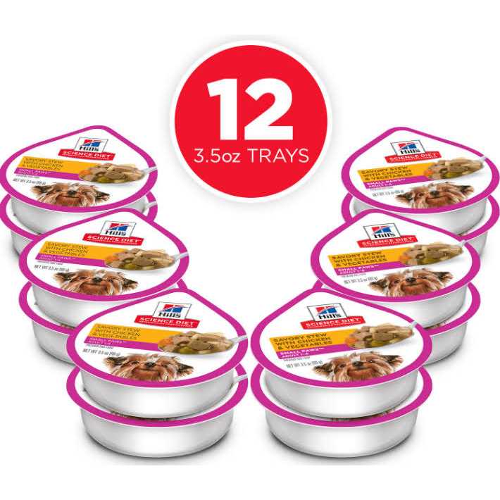 Chicken & Vegetable Wet Dog Food Trays Y49856