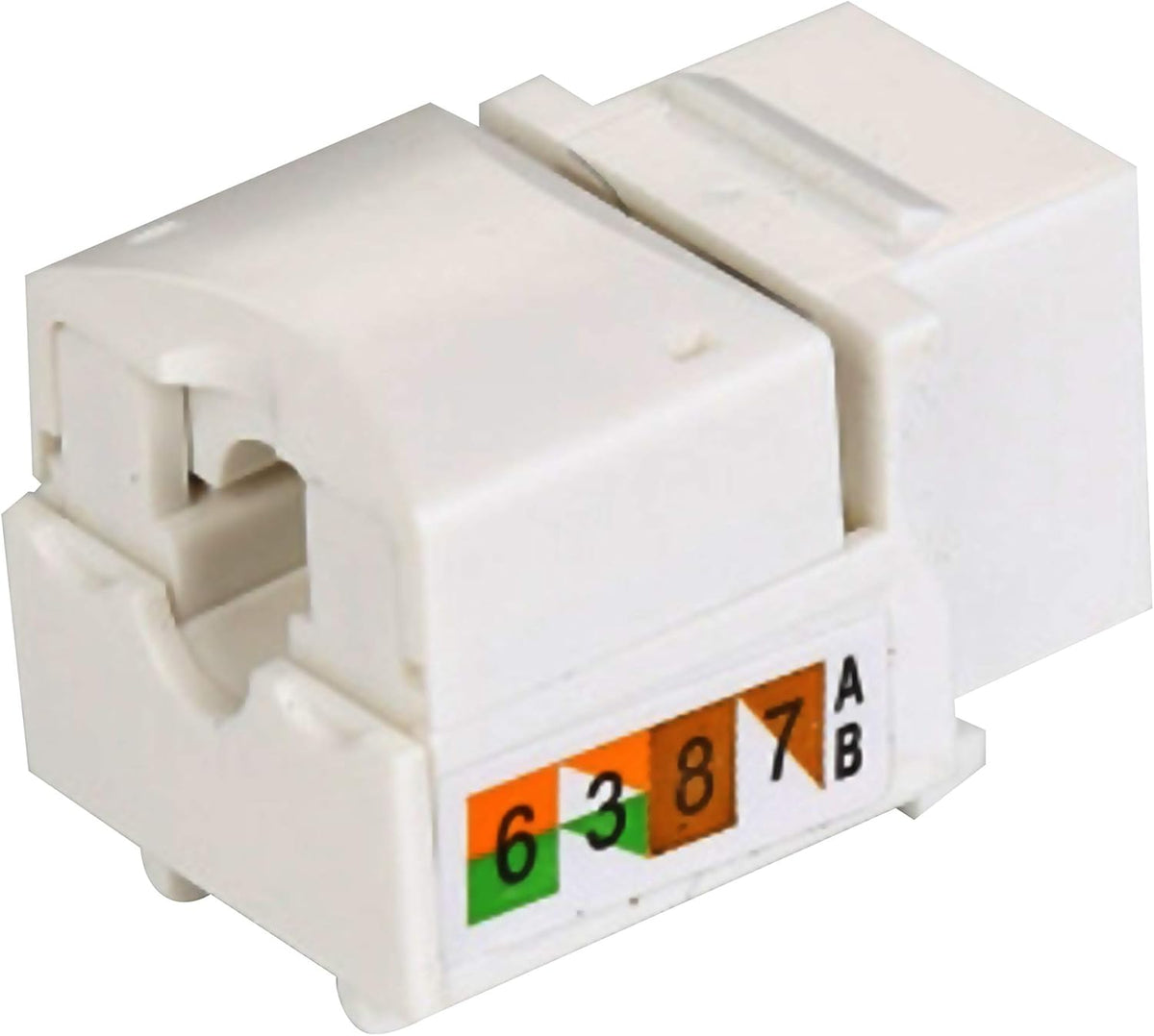 100-Pack Cat6 Keystone Jack Ethernet Wall Jack C99244