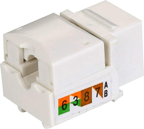 100-Pack Cat6 Keystone Jack Ethernet Wall Jack C99244