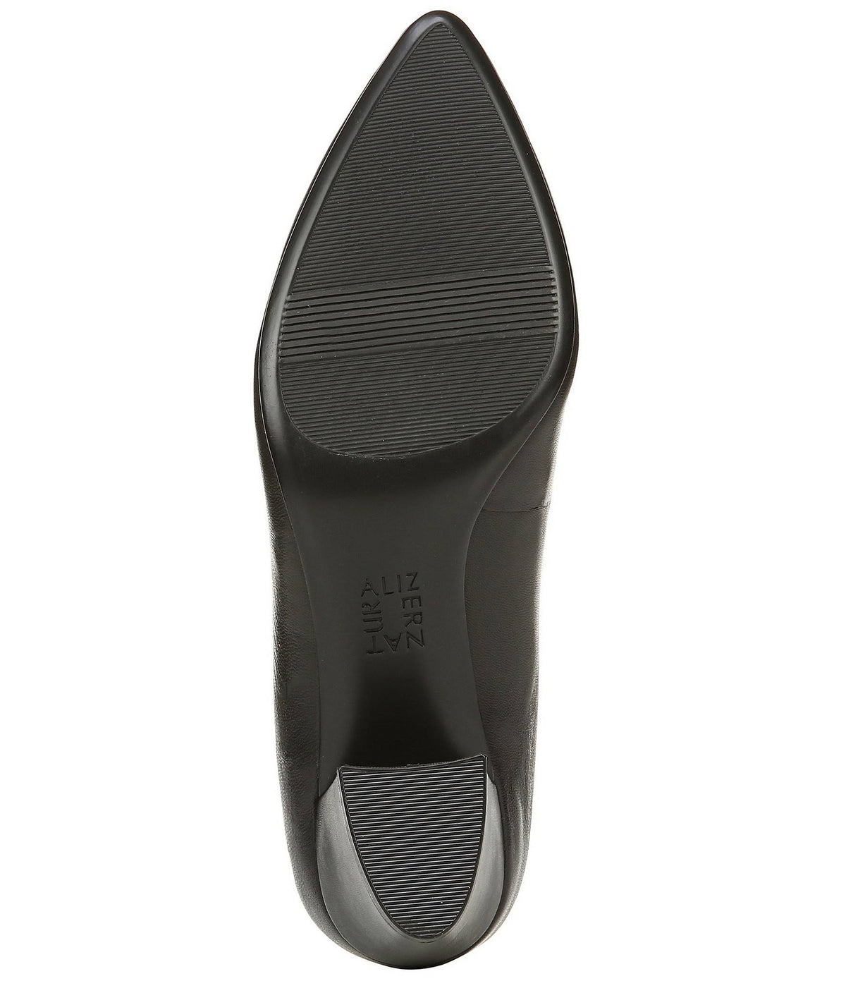 Black Leather Pumps E5712