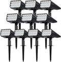 IP65 Waterproof Adjustable Solar Landscape Spotlights 10 Pack C2764