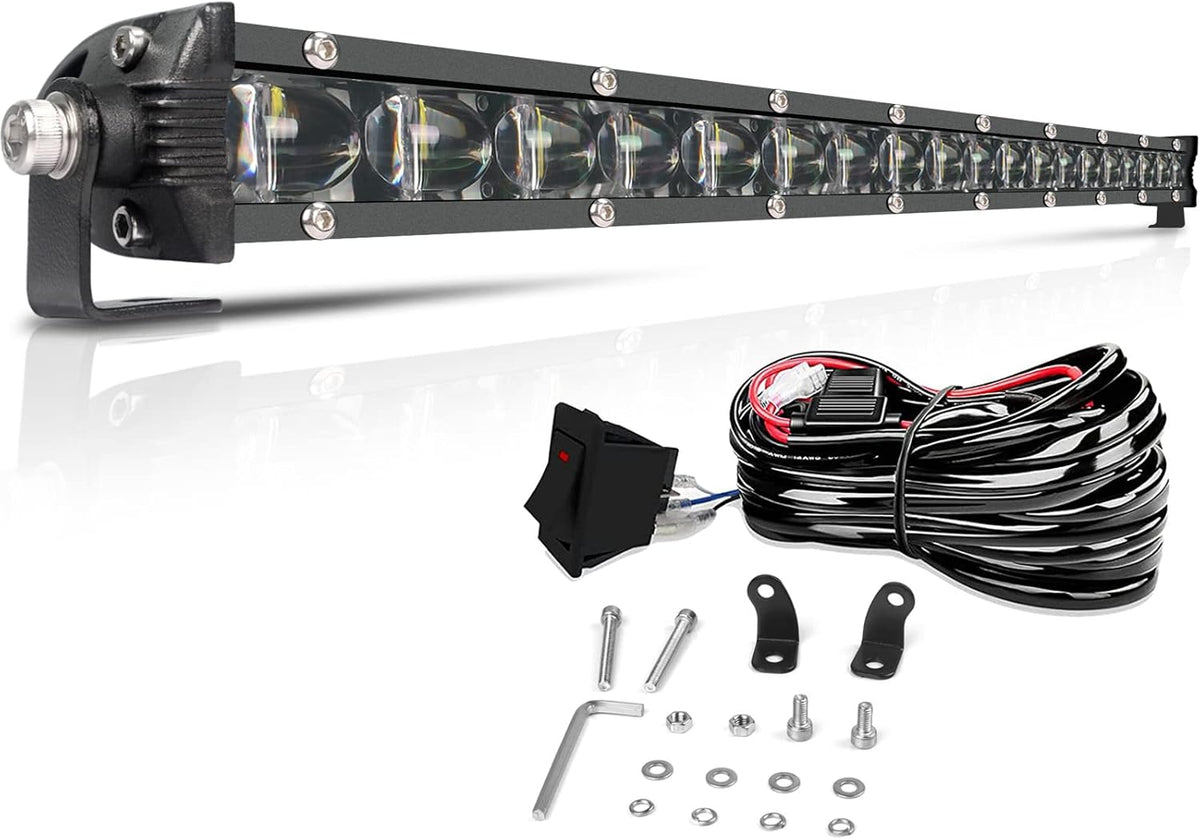 32-Inch Single-Row LED Offroad Light Bar Combo Beam I874289