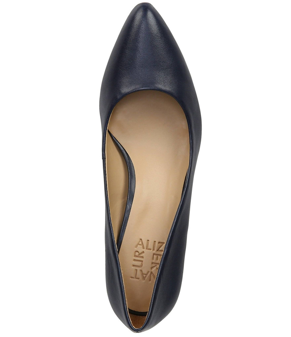 Black Leather Pumps E5712