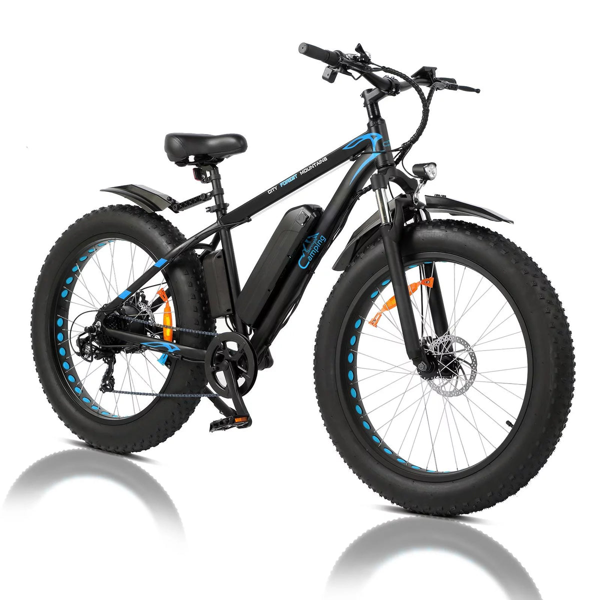 26 inch 7-Speed Electric Mountain Bicycle 500W 48V 10Ah A3149