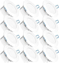 12 Pack 4 Inch Ultra Thin LED Recessed Lighting, 5000K Daylight, Dimmable C51573