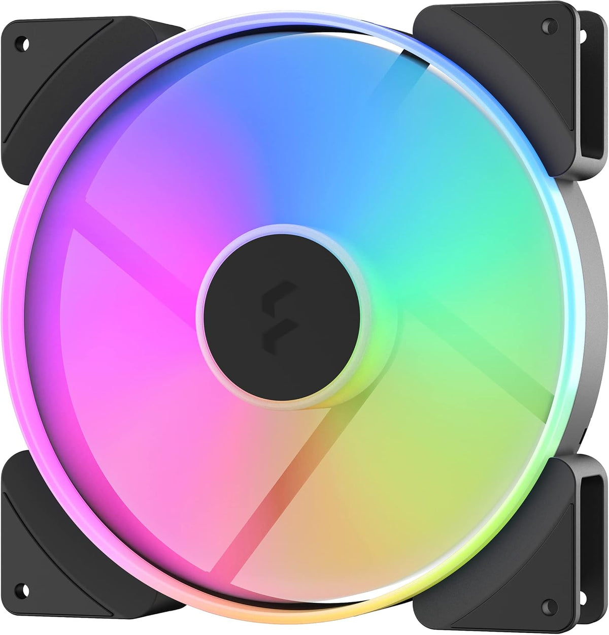 180 mm Addressable RGB LED Computer Case Fan (2-Pack) W643915