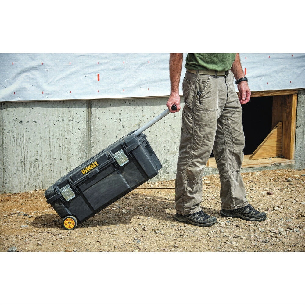 Black Tool Box on Wheels F9200