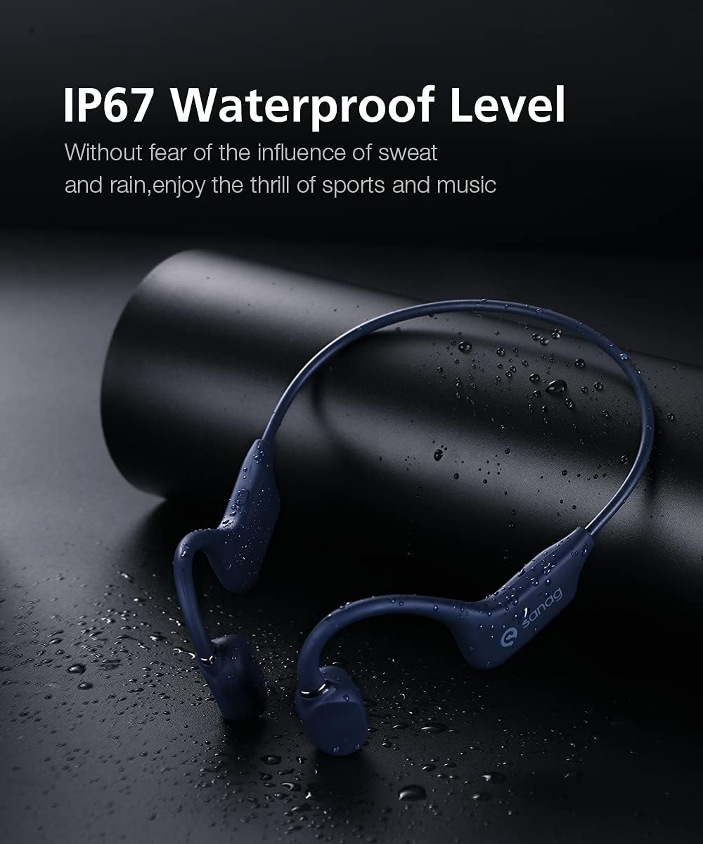 Open-Ear Wireless Air Conduction Headphones Bluetooth 5.0 with Mic M423