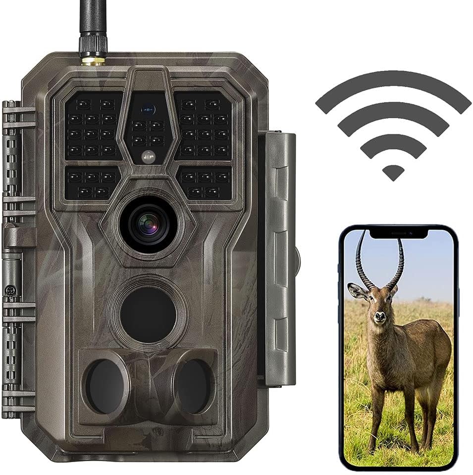 32MP 1296P WiFi Trail Camera with Night Vision Motion Activated Waterproof IP66 W660685