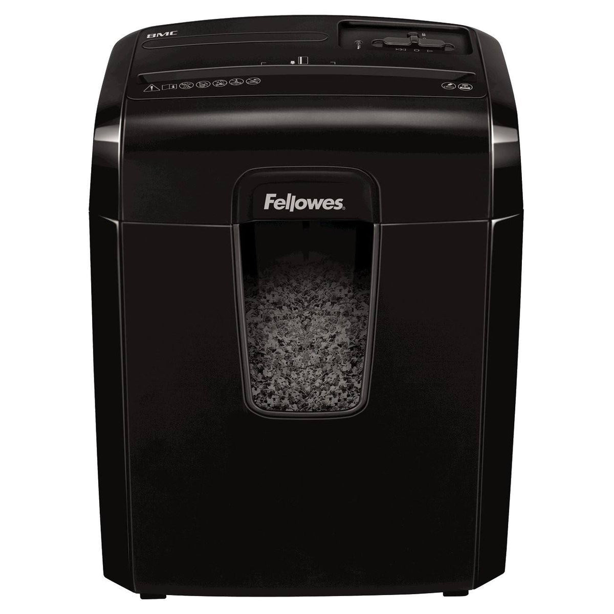 MicroCut Shredder with Wastebasket, 8 Sheet Capacity - Black J374