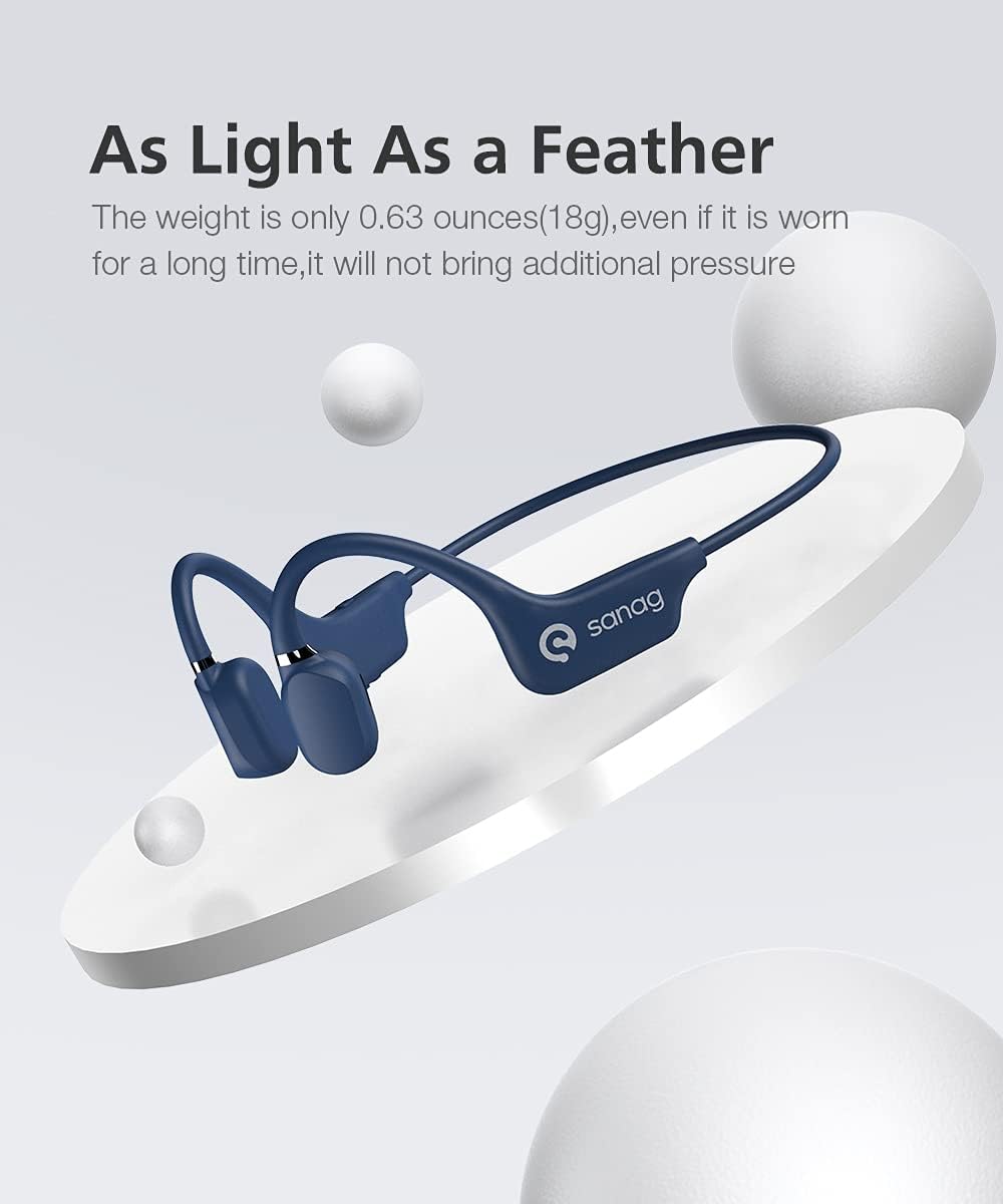 Open-Ear Wireless Air Conduction Headphones Bluetooth 5.0 with Mic M423
