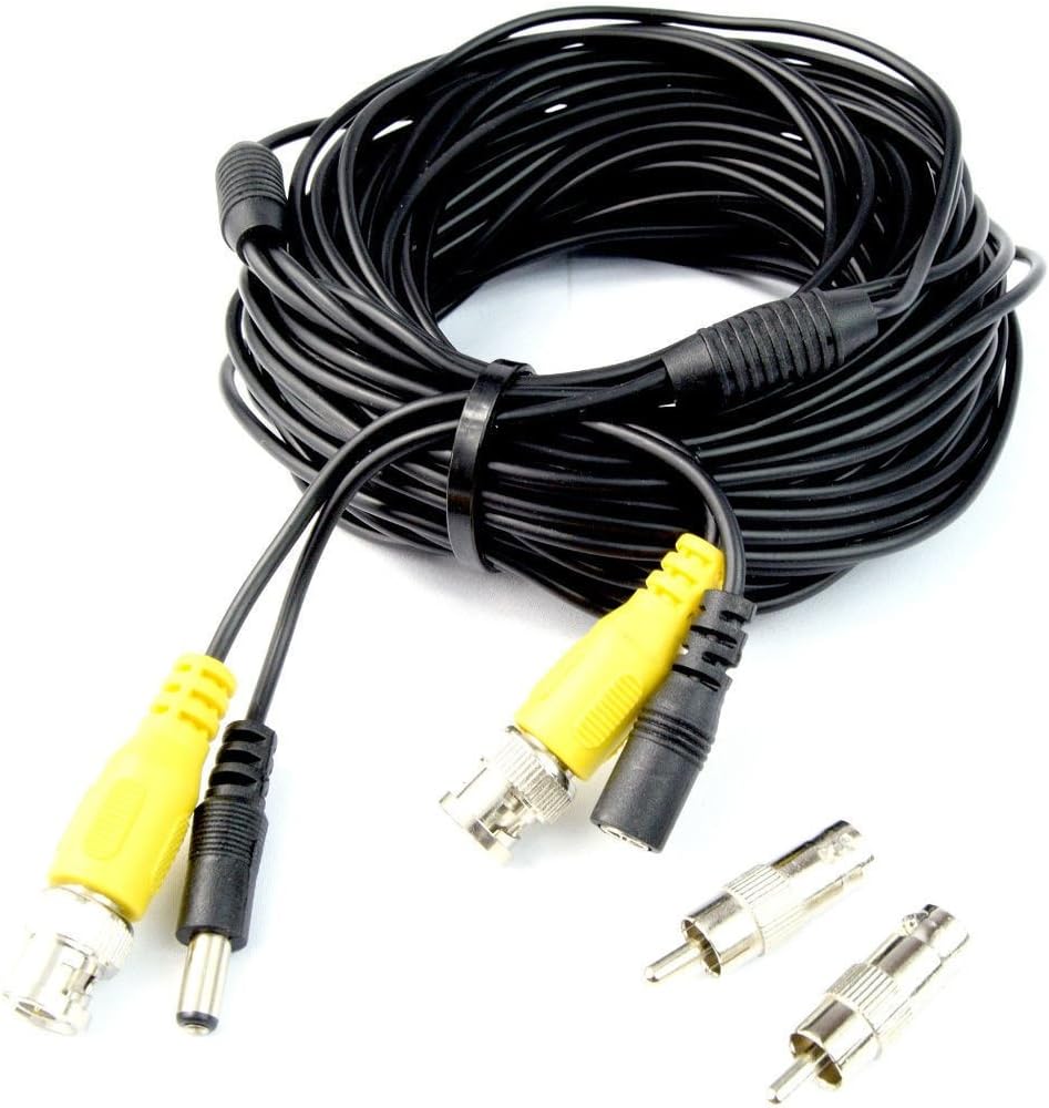 Black CCTV Camera Cable Z38019