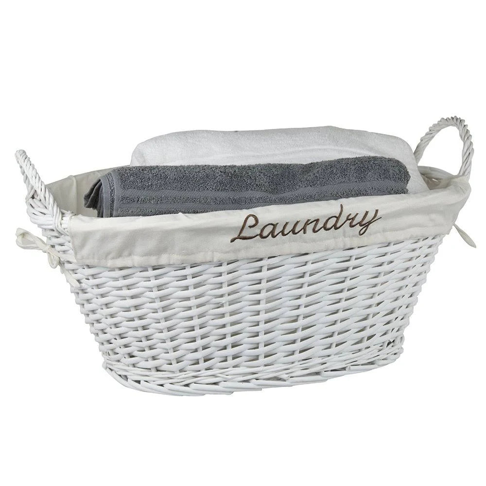 Wicker Laundry Basket L4069