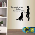Girl and Dog Wall Decals I764862