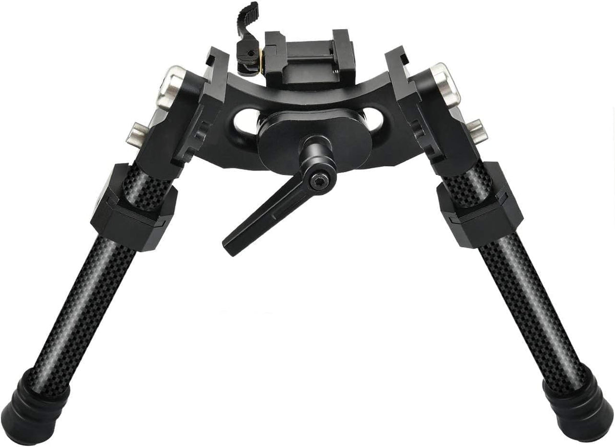 Carbon Fiber Tactical Bipod with Picatinny Rail Mount G1452
