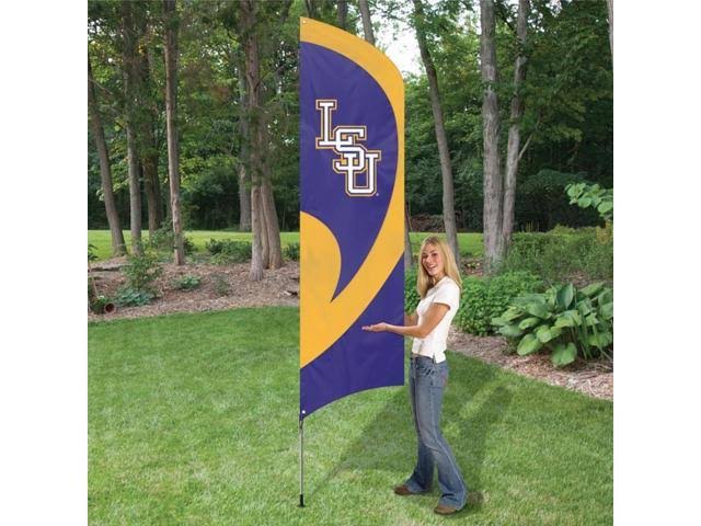 Louisiana Tigers NCAA Tall Team Flag J8384