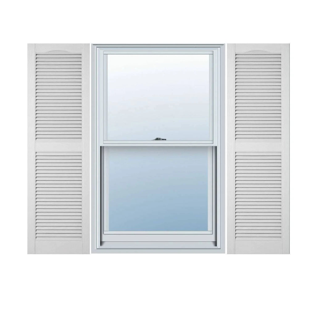 12x22W x 72x22H Vinyl Open Louver Shutters J94225