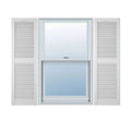 12x22W x 72x22H Vinyl Open Louver Shutters J94225