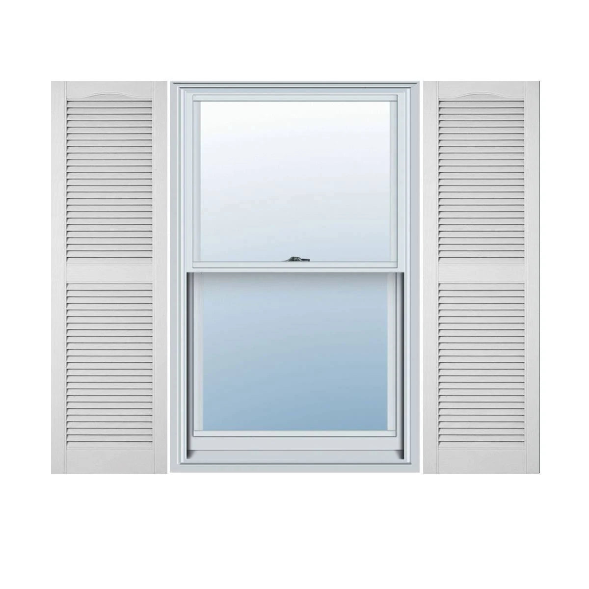 12x22W x 72x22H Vinyl Open Louver Shutters J94225