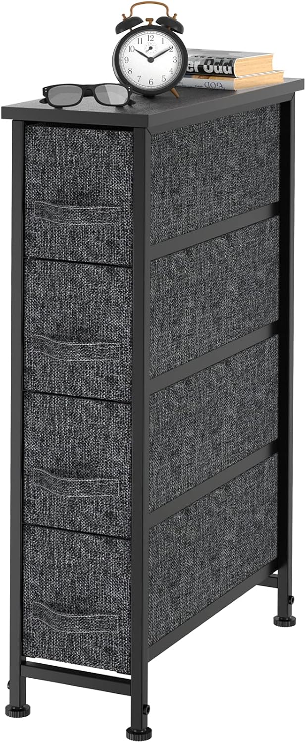 Narrow Vertical 4 Fabric Drawer Dresser J158033