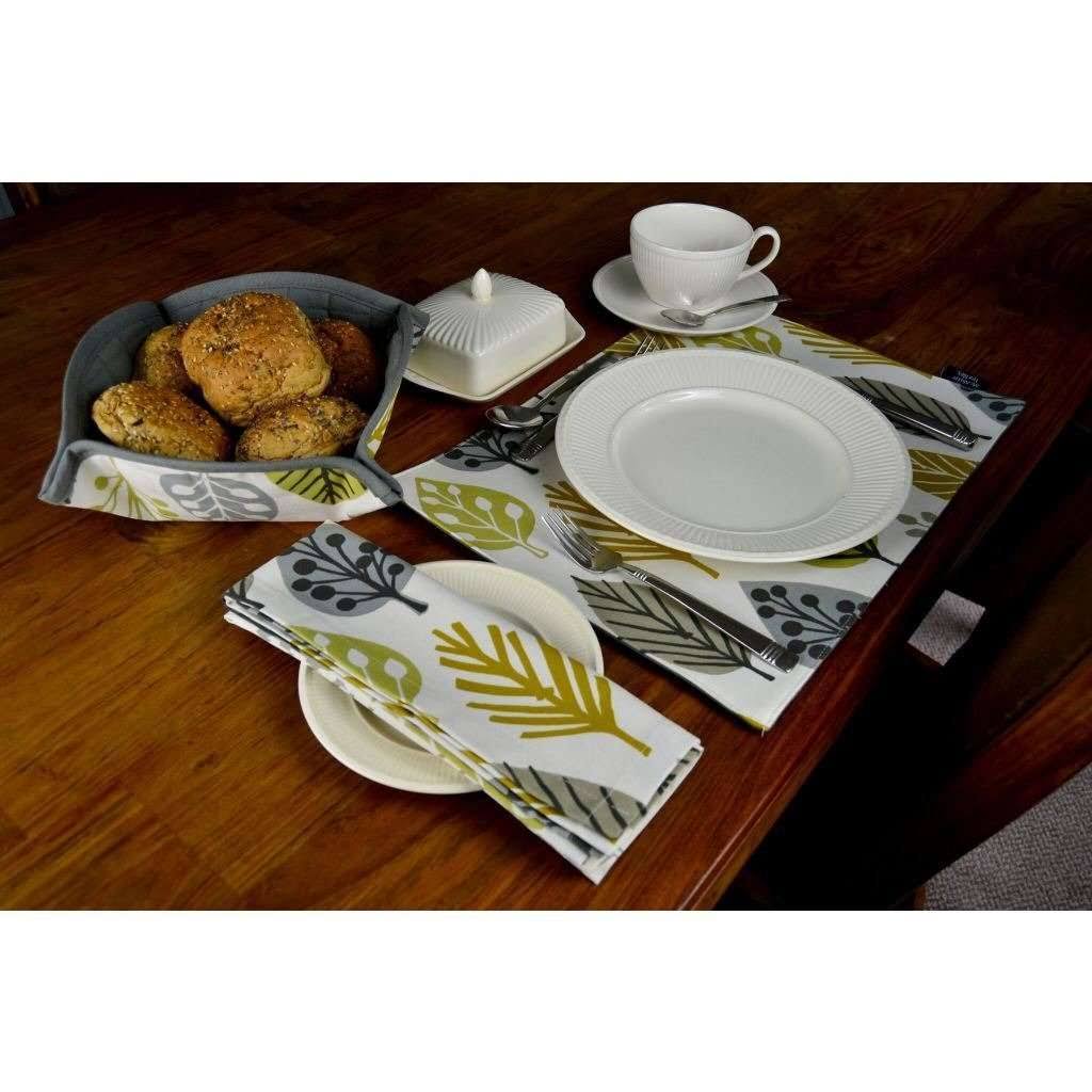 Ochre Yellow Cotton Napkin Set of 4 H887303