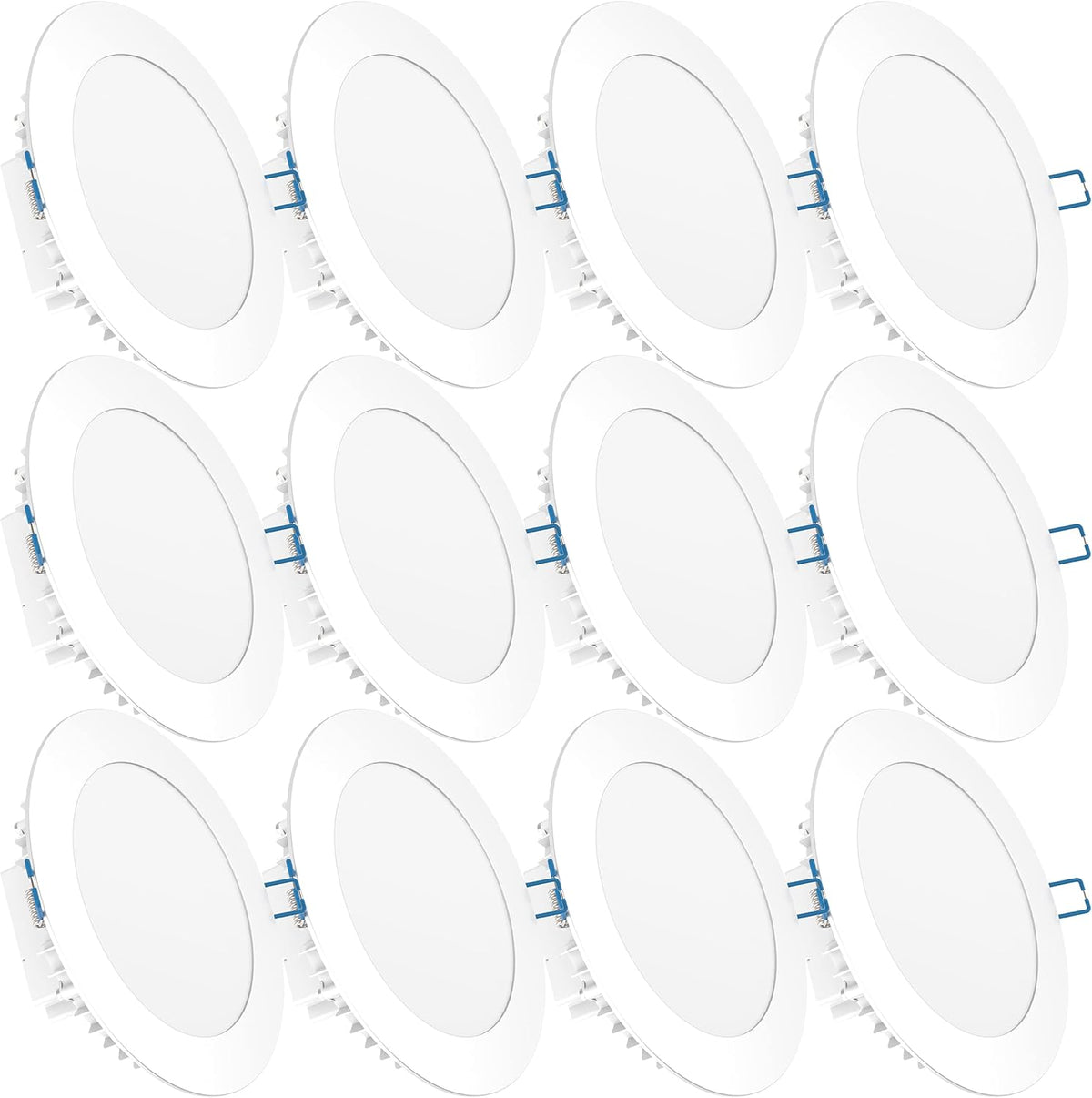 12 Pack 4 Inch Ultra Thin LED Recessed Lighting, 5000K Daylight, Dimmable C51573