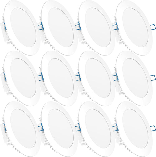 12 Pack 4 Inch Ultra Thin LED Recessed Lighting, 5000K Daylight, Dimmable C51573