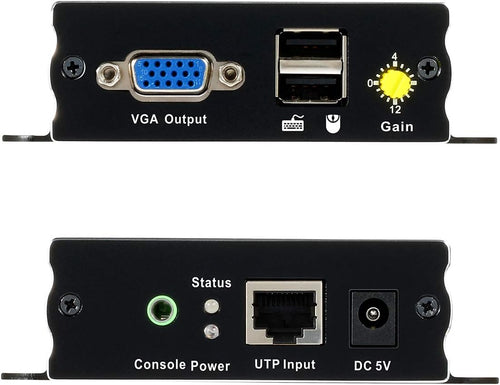 1080P 60Hz USB VGA KVM Extender Over Cat5e Cat6 Ethernet Cable Z518
