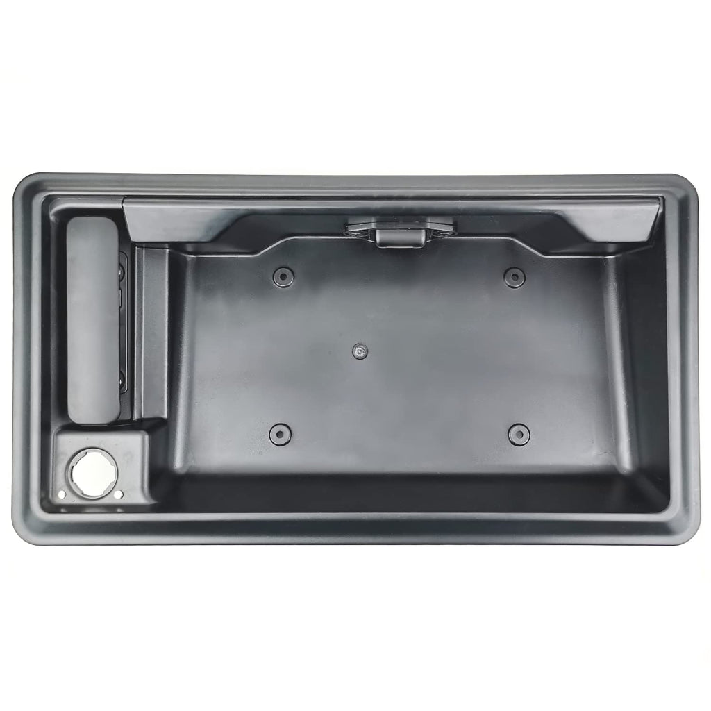 Rear Exterior Cargo Door Handle & License Plate Housing Frame Bracket V74087