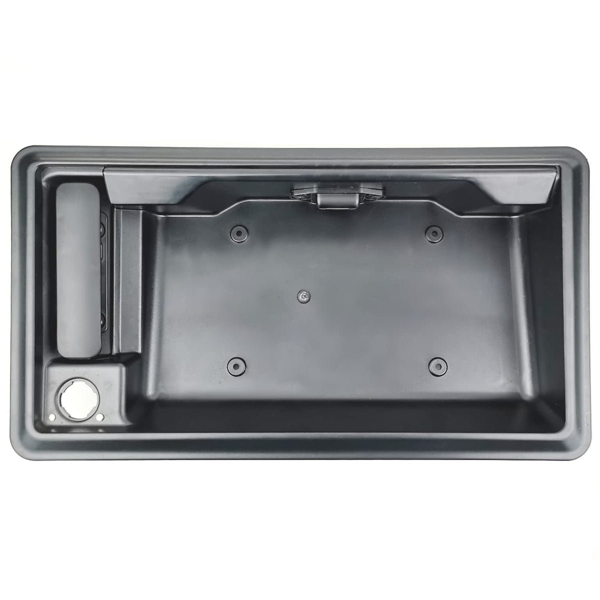 Rear Exterior Cargo Door Handle & License Plate Housing Frame Bracket V74087
