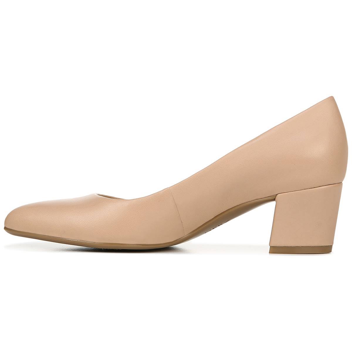Black Leather Pumps E5712