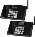 Wireless Hand Free Two Way Intercom System 18 Channels Pack 2 T600
