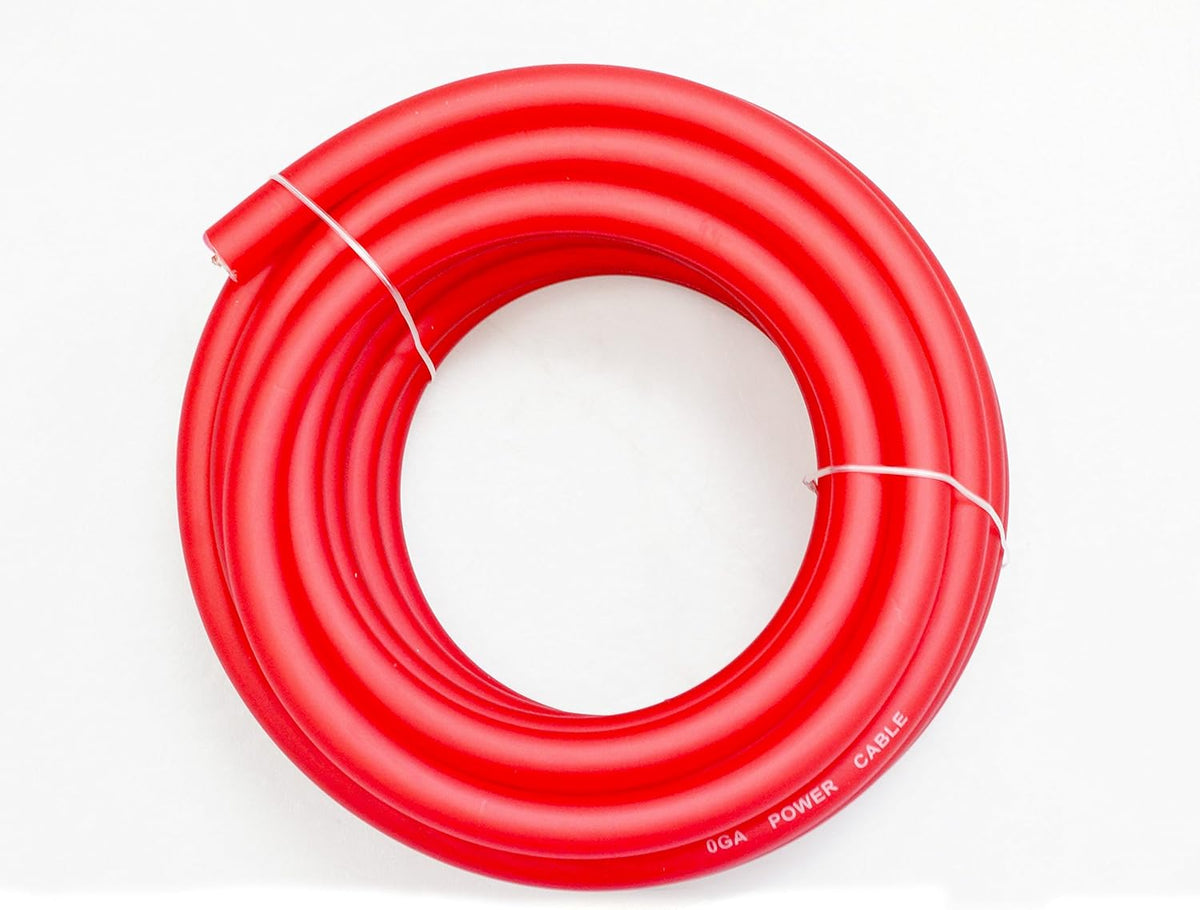 0 Gauge Red/Black Amplifier Power/Ground Wire Set 50 Feet N31773