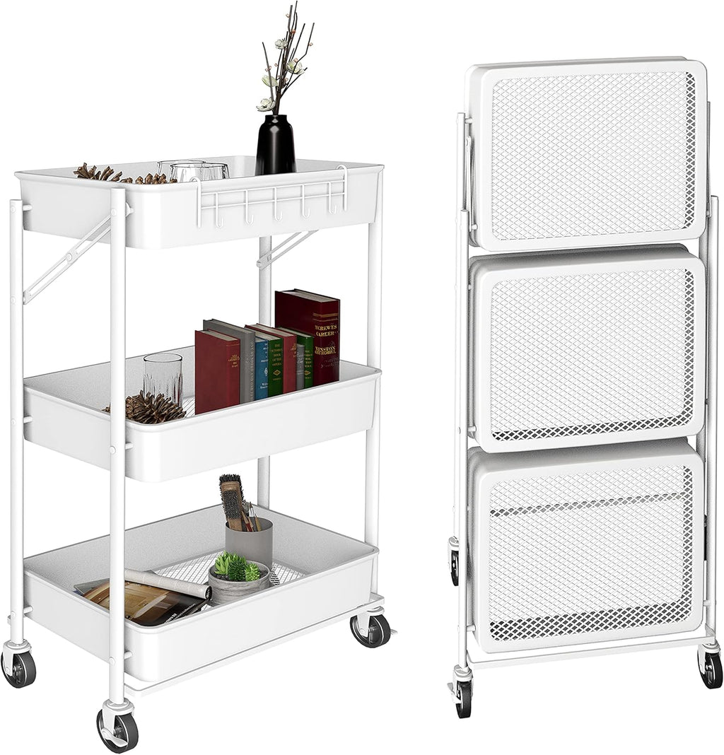 3 Tier Rolling Cart with Wheels G654173