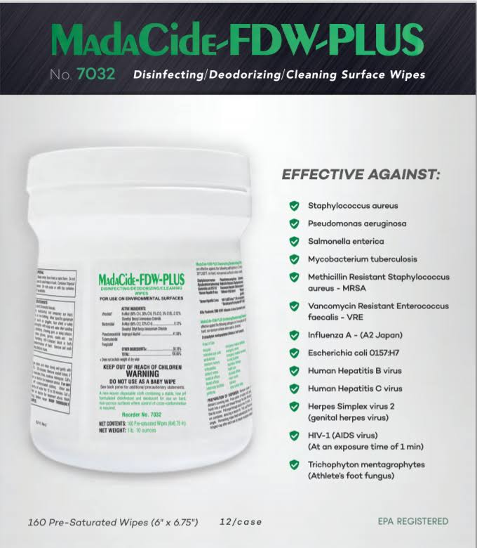 160 Wipes Canister M3773