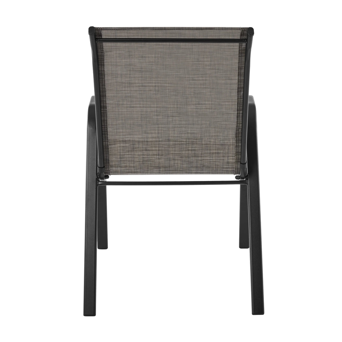 Grey Steel Stacking Chair N292