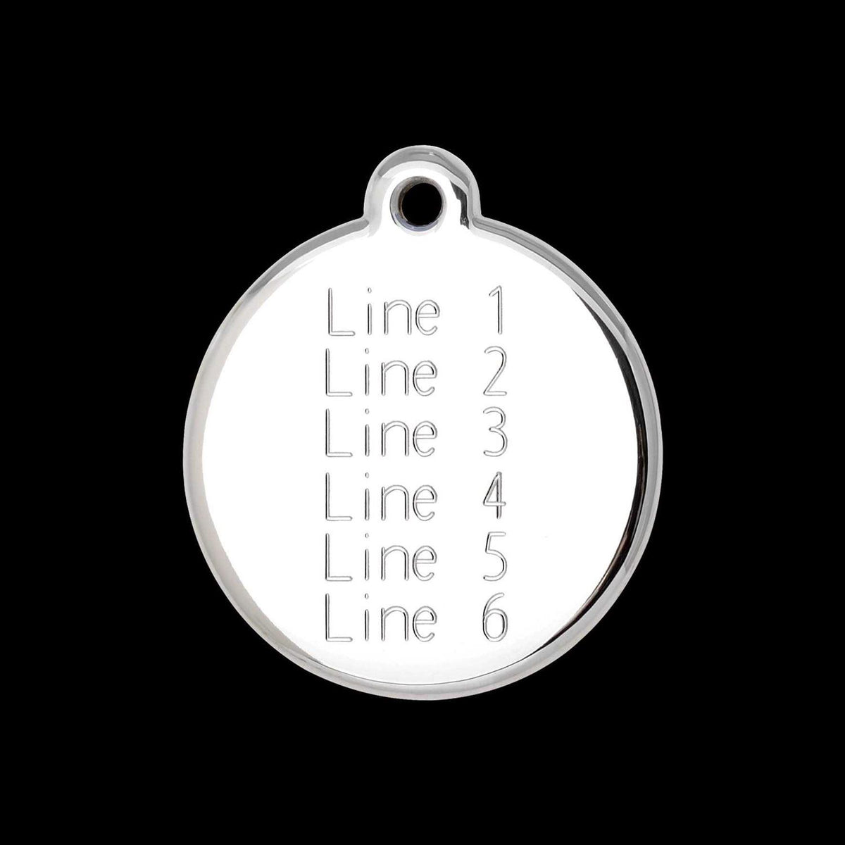 Enamel Pet ID Tag Heart Q86614