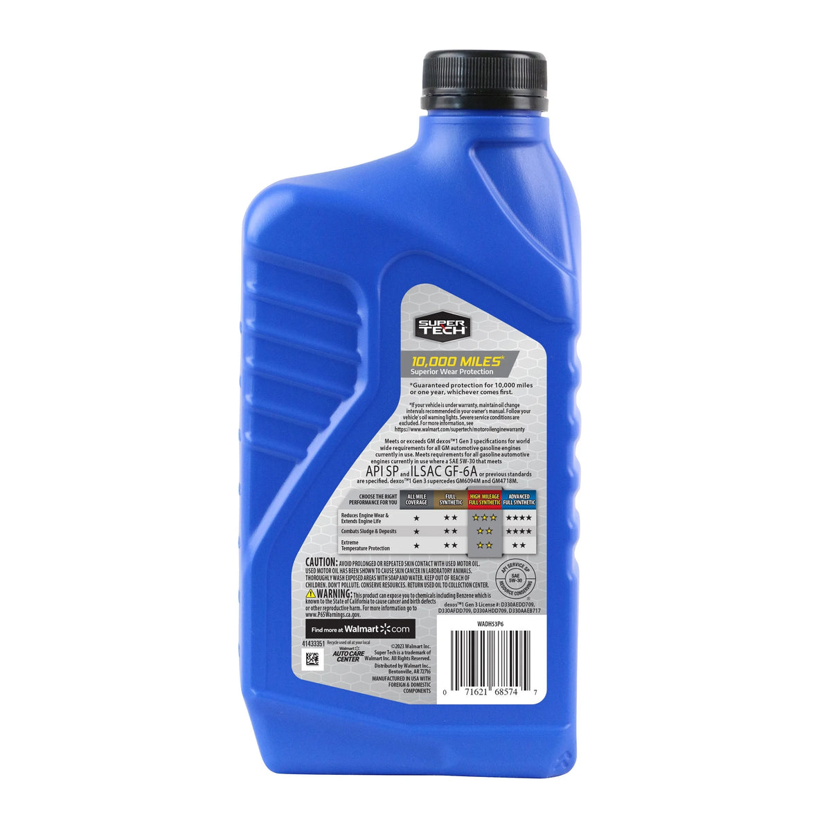 5W-30 Full Synthetic Motor Oil, 1 Quart T8026