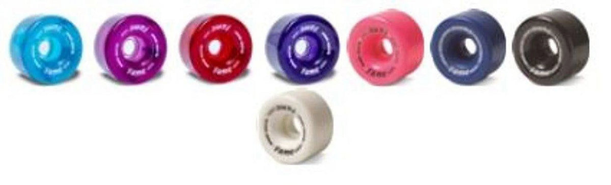 Clear Pink Artistic Indoor Wheels Set of 8 V4185