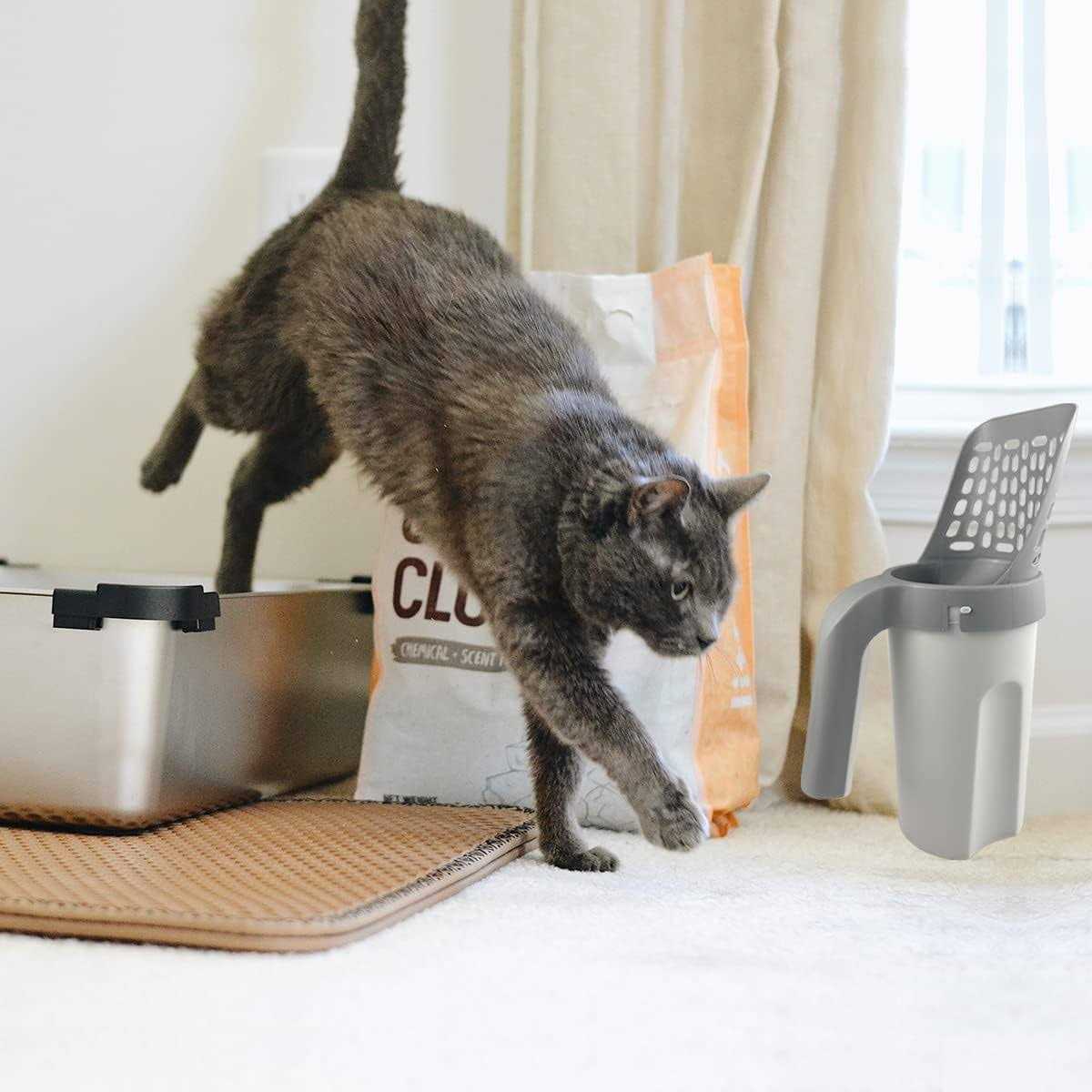 Cat Litter Scoop with Trash Container L7794